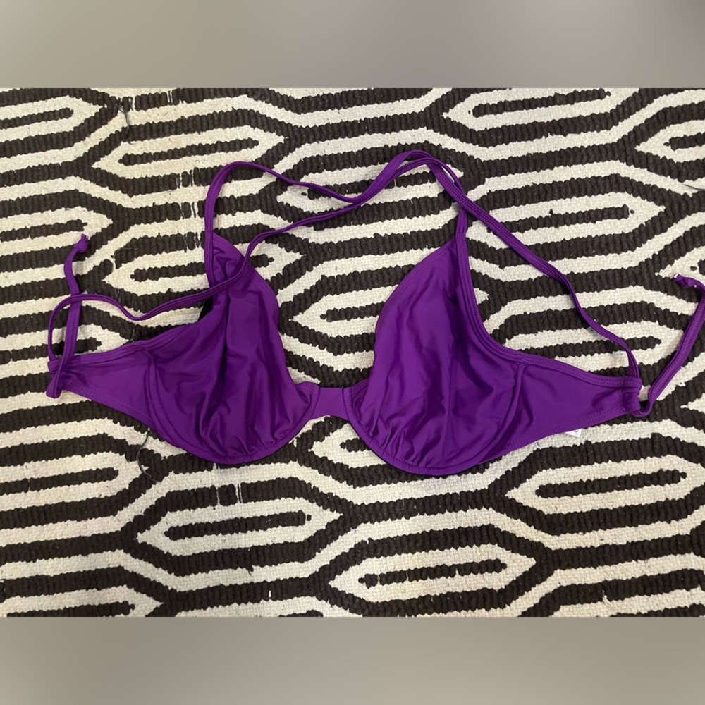 Purple Bikini Top